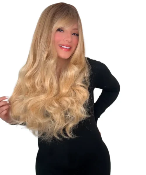 Peluca clásica seminatural