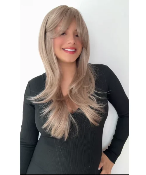 Peluca clásica seminatural