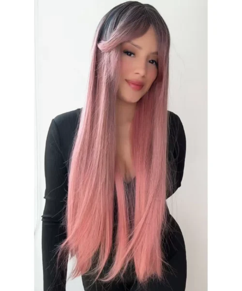 Peluca clásica seminatural