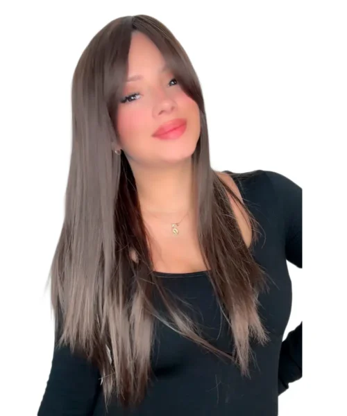 Peluca clásica seminatural