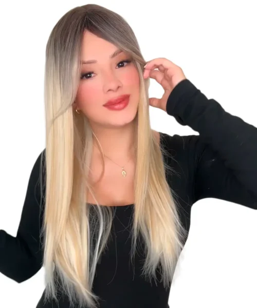 Peluca clásica seminatural